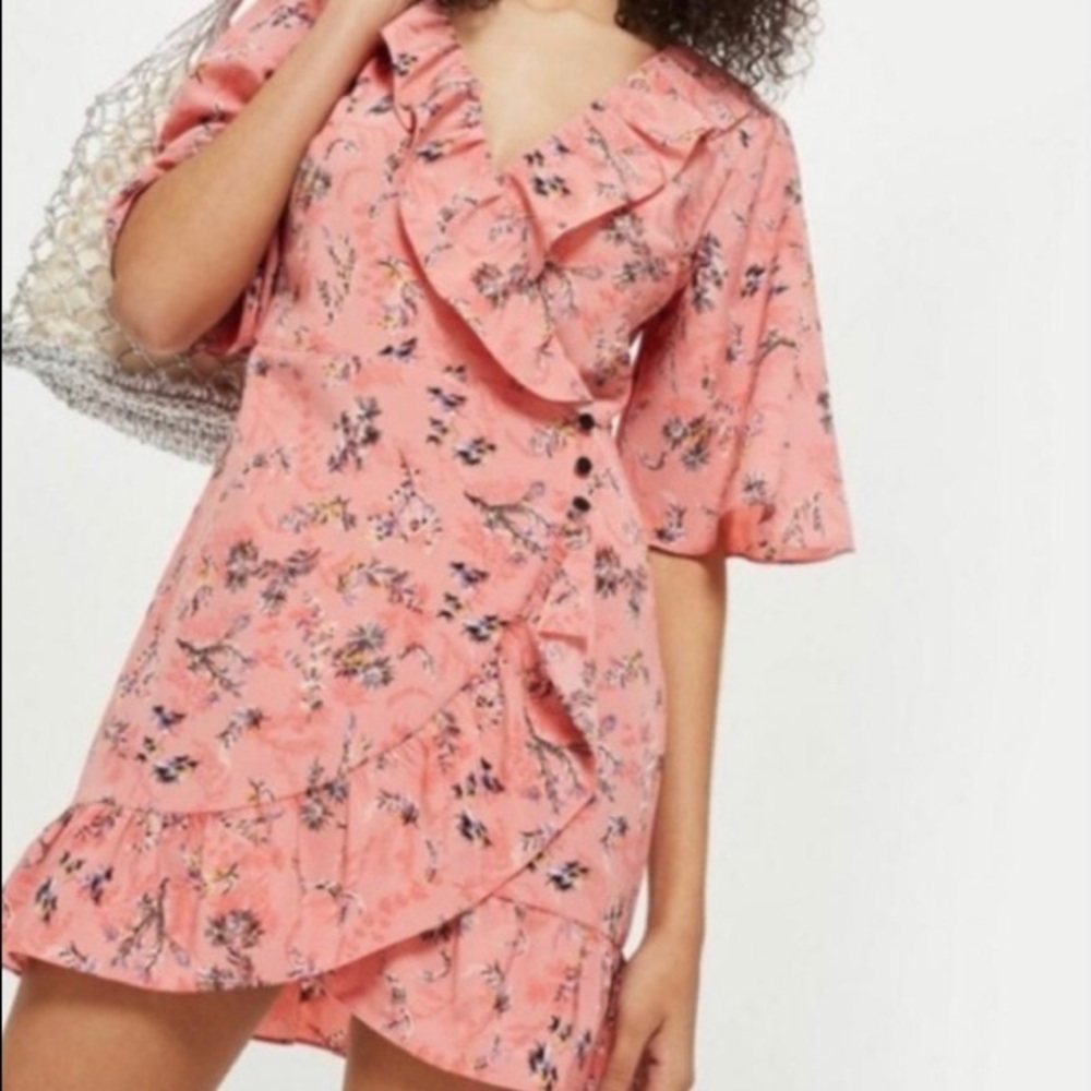Topshop Women’s Wrap Midi Dress 🌹